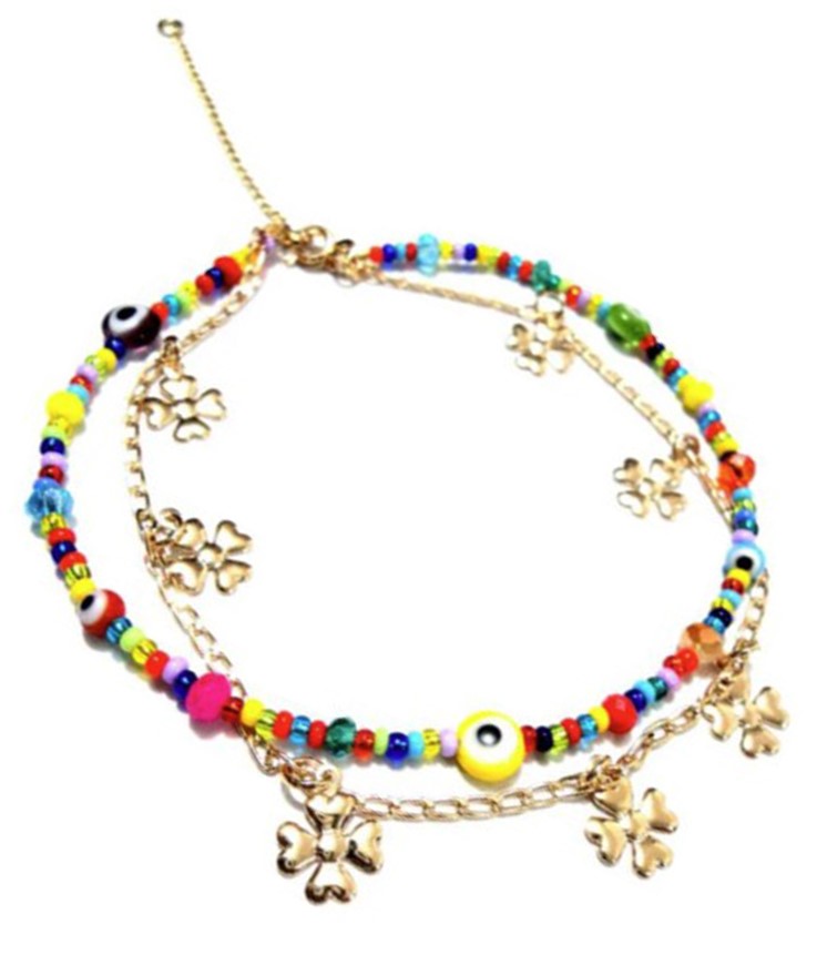 Manilla y Tobillera en Oro Golfi